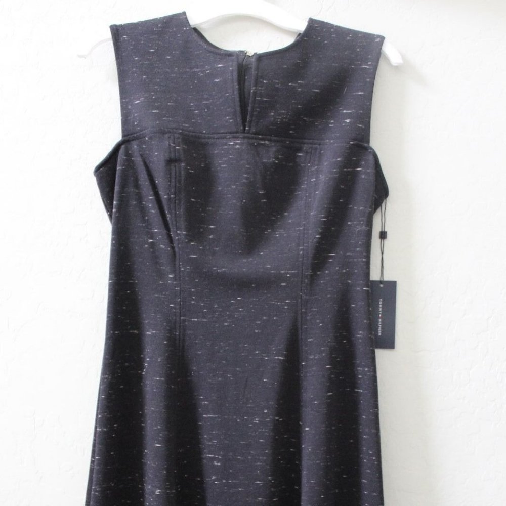 Tommy Hilfiger Sleeveless Charcoal A Line Dress Size 4